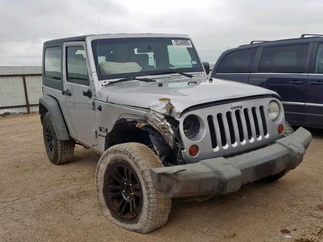 1J4FA24168L556632 - 2008 JEEP WRANGLER X SILVER photo 1