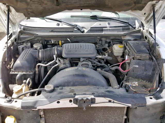 1D7HW28KX5S231492 - 2005 DODGE DAKOTA QUA WHITE photo 7