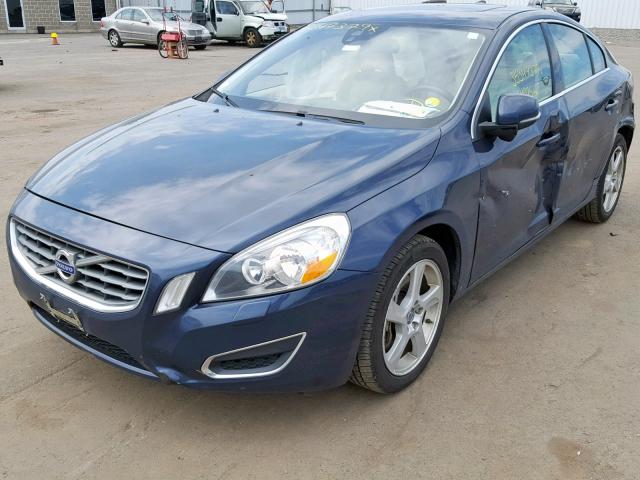 YV1622FS8C2043531 - 2012 VOLVO S60 T5 BLUE photo 2