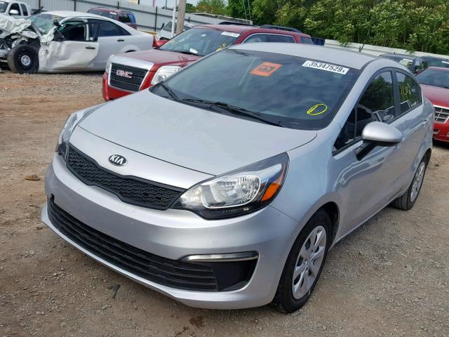 KNADM4A31H6121292 - 2017 KIA RIO LX SILVER photo 2