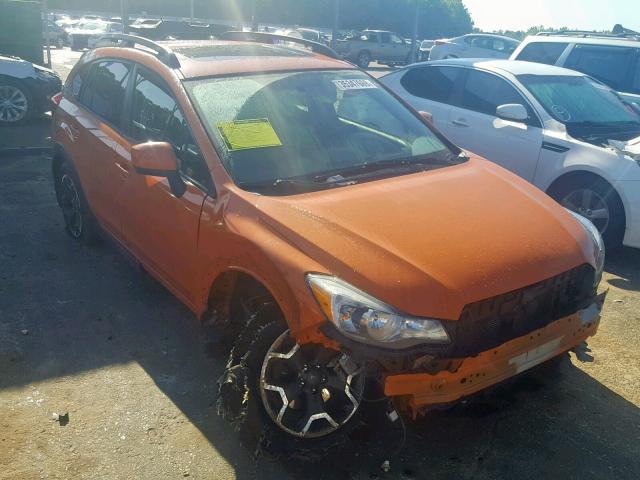 JF2GPAKC2E8201741 - 2014 SUBARU XV CROSSTR ORANGE photo 1