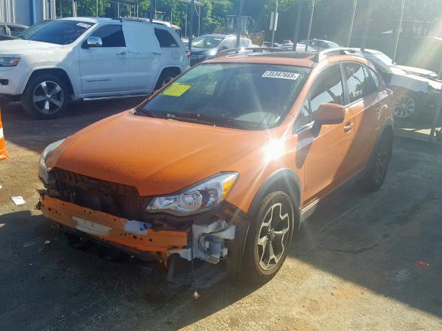 JF2GPAKC2E8201741 - 2014 SUBARU XV CROSSTR ORANGE photo 2