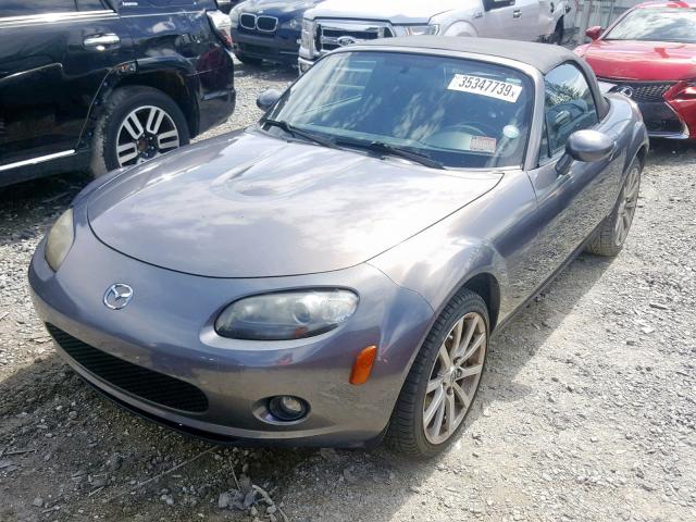 JM1NC25F680151622 - 2008 MAZDA MX-5 MIATA GRAY photo 2