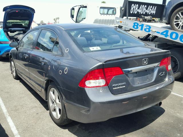 19XFA1F68BE021441 - 2011 HONDA CIVIC LX-S GRAY photo 3