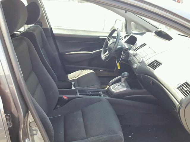 19XFA1F68BE021441 - 2011 HONDA CIVIC LX-S GRAY photo 5