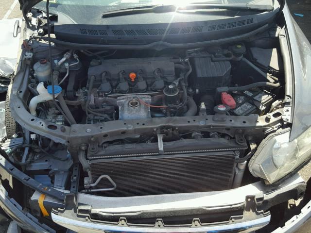 19XFA1F68BE021441 - 2011 HONDA CIVIC LX-S GRAY photo 7