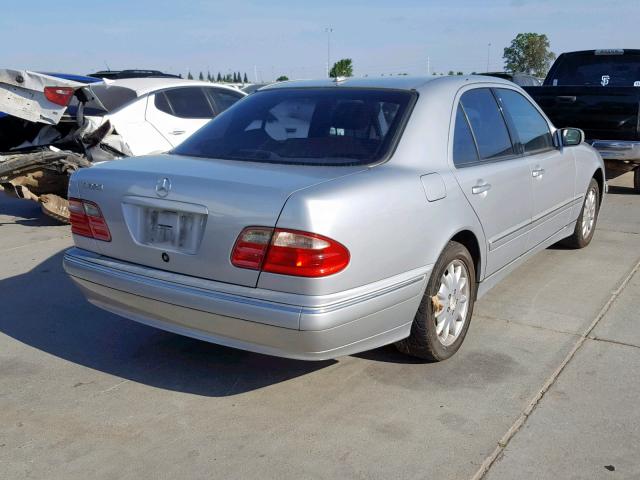 WDBJF65J11B222400 - 2001 MERCEDES-BENZ E 320 SILVER photo 4