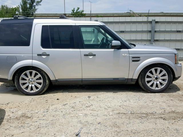 SALAK2D47CA607219 - 2012 LAND ROVER LR4 HSE LU SILVER photo 9