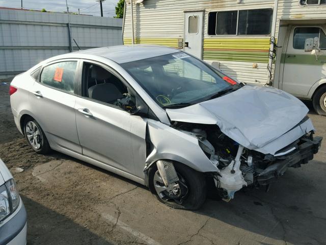 KMHCT4AE5GU017459 - 2016 HYUNDAI ACCENT SE SILVER photo 9