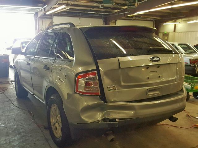 2FMDK46C27BB16163 - 2007 FORD EDGE SE SILVER photo 3