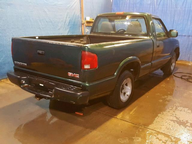 1GTCS14H038267237 - 2003 GMC SONOMA GREEN photo 4