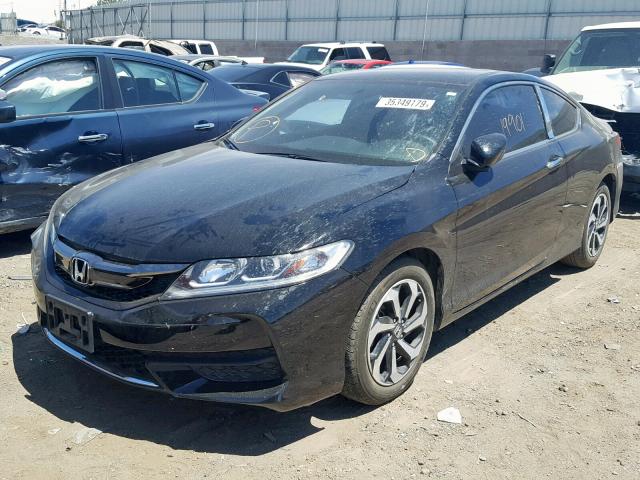 1HGCT1A38GA001857 - 2016 HONDA ACCORD LX- BLACK photo 2