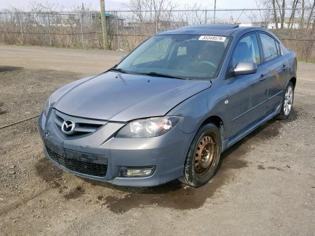 JM1BK323571690182 - 2007 MAZDA 3 S GRAY photo 2