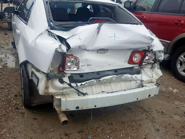 1G1ZH57B69F180740 - 2009 CHEVROLET MALIBU 1LT 白色 照片 9