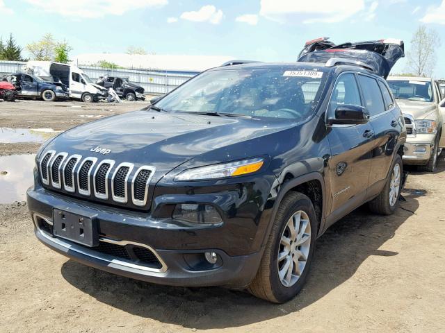 1C4PJMDB4JD554473 - 2018 JEEP CHEROKEE L BLACK photo 2