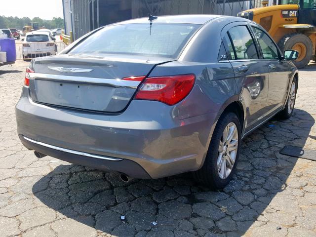 1C3CCBBG7CN107777 - 2012 CHRYSLER 200 TOURIN GRAY photo 4