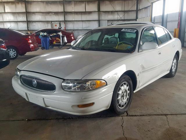 1G4HP54K71U250056 - 2001 BUICK LESABRE CU WHITE photo 2