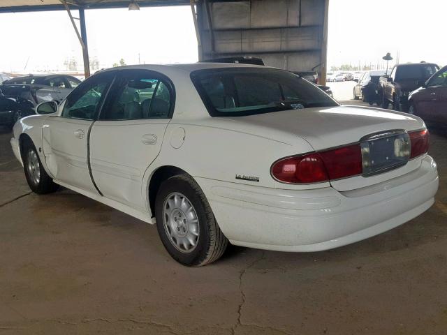 1G4HP54K71U250056 - 2001 BUICK LESABRE CU WHITE photo 3