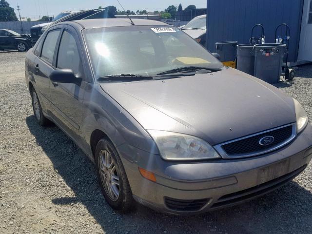 1FAFP34N27W267537 - 2007 FORD FOCUS ZX4 GRAY photo 1