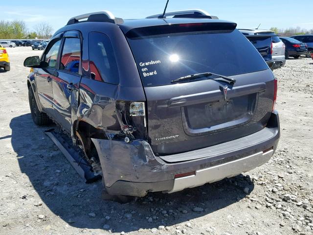 2CKDL63F776231029 - 2007 PONTIAC TORRENT GRAY photo 3