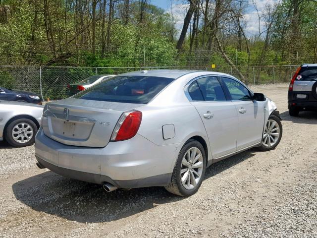 1LNHL9DR5BG609002 - 2011 LINCOLN MKS SILVER photo 4