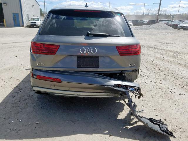 WA1LAAF79JD005836 - 2018 AUDI Q7 PREMIUM PLUS  photo 9