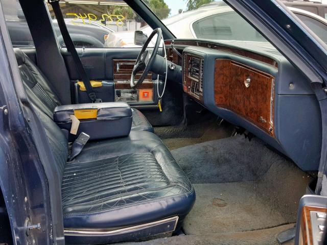 1G6DW5477LR733542 - 1990 CADILLAC BROUGHAM BLUE photo 5