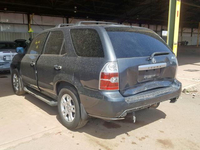 2HNYD18656H518352 - 2006 ACURA MDX TOURIN GRAY photo 3