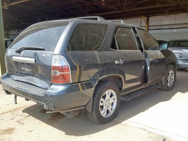 2HNYD18656H518352 - 2006 ACURA MDX TOURIN GRAY photo 4