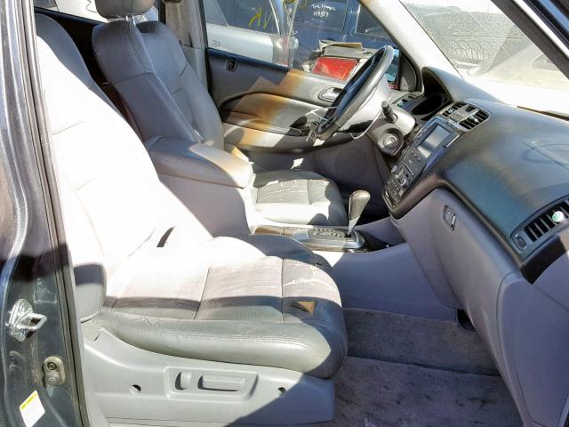 2HNYD18656H518352 - 2006 ACURA MDX TOURIN GRAY photo 5