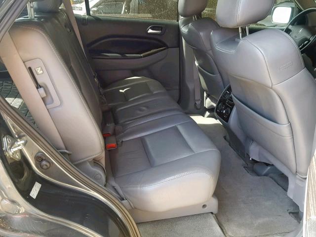 2HNYD18656H518352 - 2006 ACURA MDX TOURIN GRAY photo 6