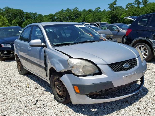 KNADE123566073660 - 2006 KIA RIO SILVER photo 1