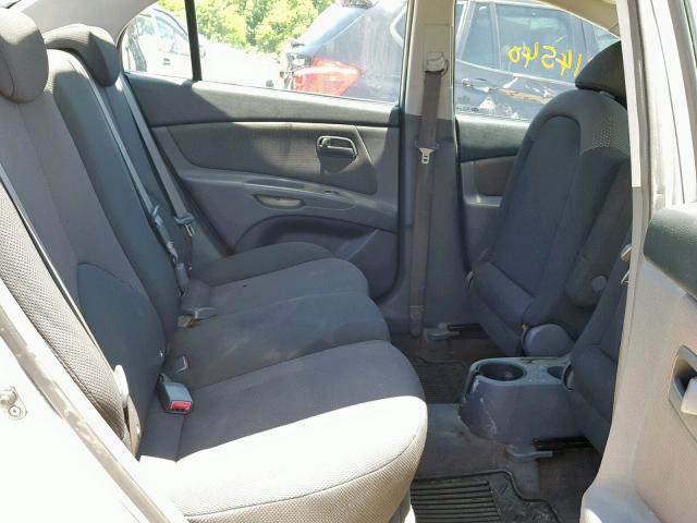 KNADE123566073660 - 2006 KIA RIO SILVER photo 6