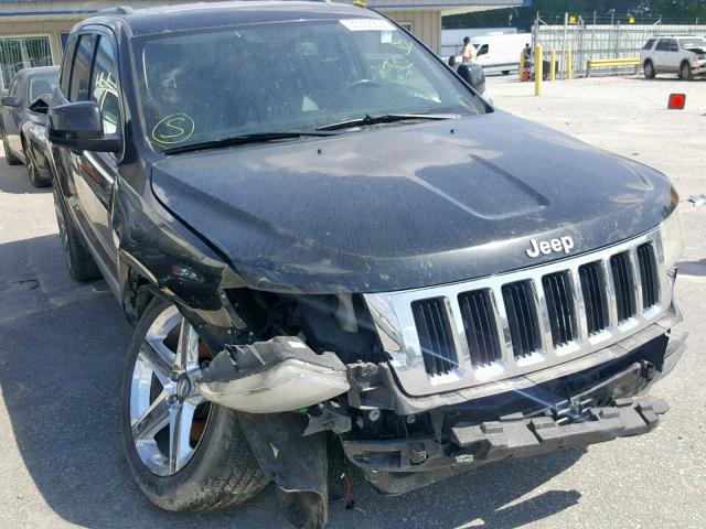 1C4RJEAG9CC258338 - 2012 JEEP GRAND CHER BLACK photo 1