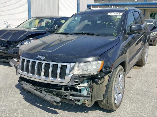 1C4RJEAG9CC258338 - 2012 JEEP GRAND CHER BLACK photo 2