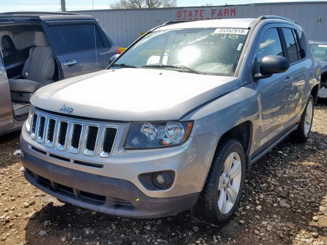 1C4NJCBA6GD518823 - 2016 JEEP COMPASS SP SILVER photo 2