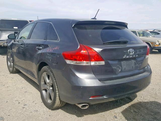 4T3BK11A09U021777 - 2009 TOYOTA VENZA GRAY photo 3