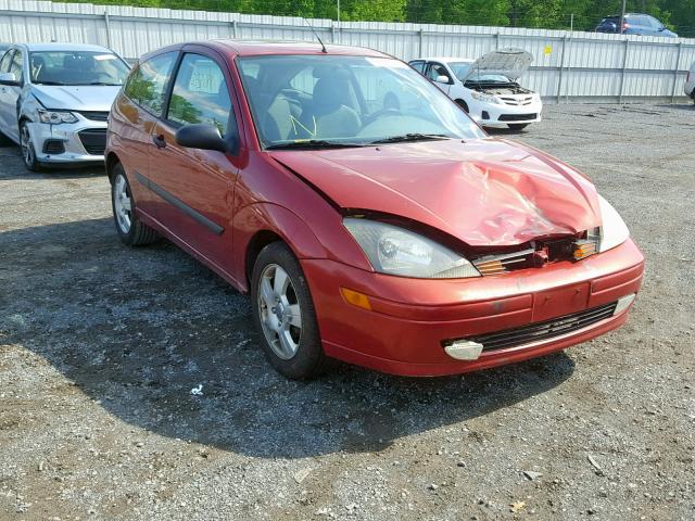 3FAFP31Z84R120502 - 2004 FORD FOCUS ZX3 RED photo 1