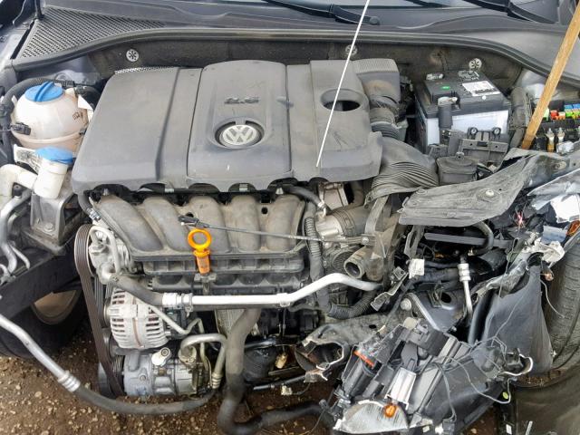 1VWBH7A34CC016320 - 2012 VOLKSWAGEN PASSAT SE GRAY photo 7