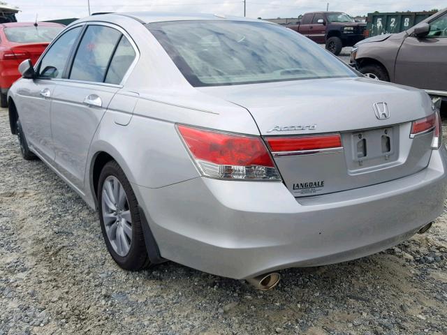 5KBCP3F83BB001625 - 2011 HONDA ACCORD EXL SILVER photo 3