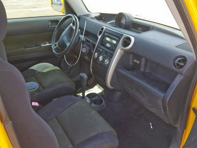 JTLKT324854018266 - 2005 TOYOTA SCION XB 黄色 照片 5