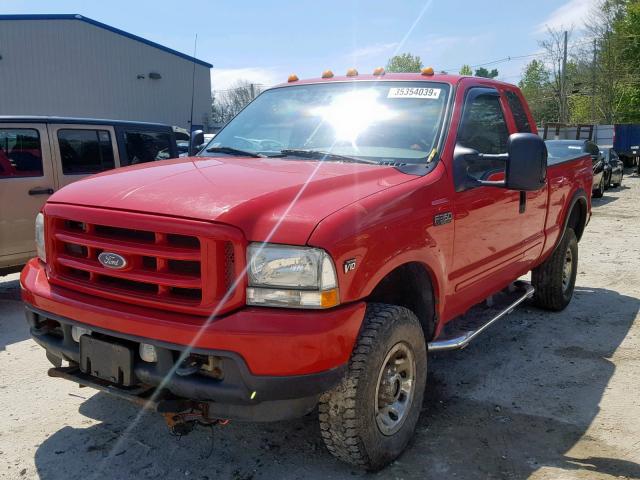 1FTSX31S13EC99706 - 2003 FORD F350 SRW S RED photo 2
