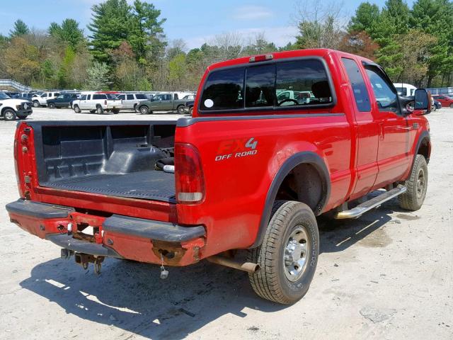 1FTSX31S13EC99706 - 2003 FORD F350 SRW S RED photo 4