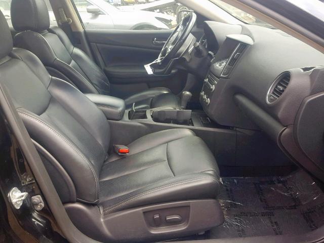 1N4AA5AP0BC817695 - 2011 NISSAN MAXIMA S BLACK photo 5