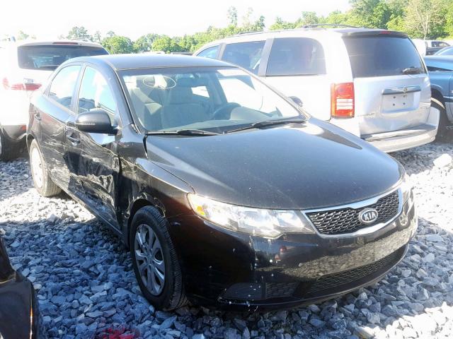 KNAFU4A26C5623990 - 2012 KIA FORTE EX BLACK photo 1