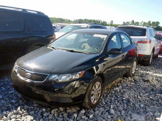 KNAFU4A26C5623990 - 2012 KIA FORTE EX BLACK photo 2