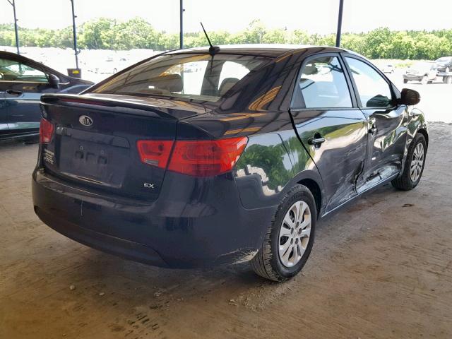 KNAFU4A26C5623990 - 2012 KIA FORTE EX BLACK photo 4