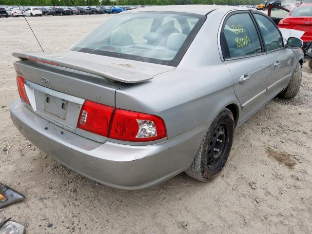 KNAGD126545255520 - 2004 KIA kia optmalx/ex  photo 4