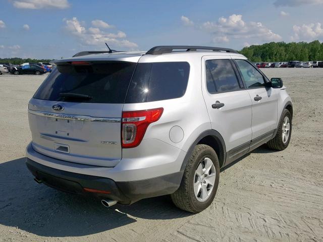 1FM5K7B86DGC77434 - 2013 FORD EXPLORER SILVER photo 4