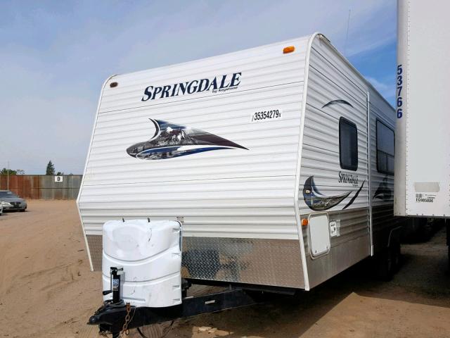 4YDT26623AG103955 - 2010 SPRN CAMPER WHITE photo 2